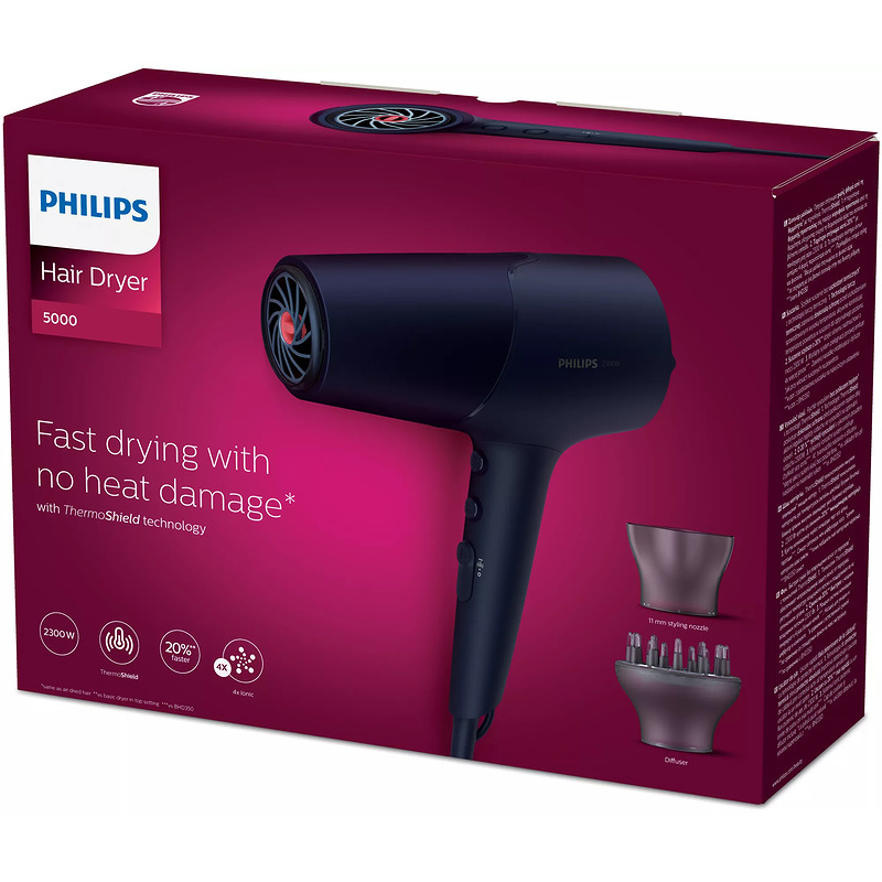 Philips 5000 series BHD510/00 Hårtørrer - Billede 2
