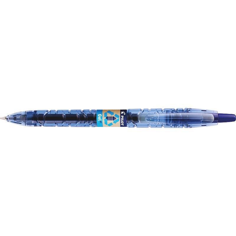 Gelpen m.klik B2P BeGreen 0,7 blå