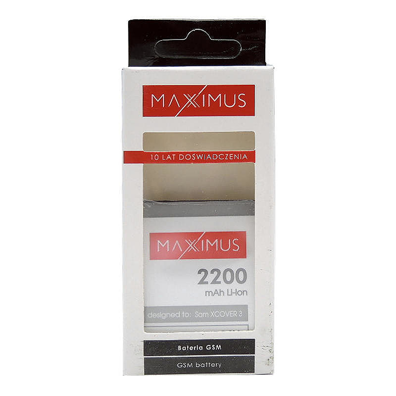 BATTERY MAXXIMUS SAM XCOVER 3 2200 mAh LI-ION EB-BG388BBE - Billede 4