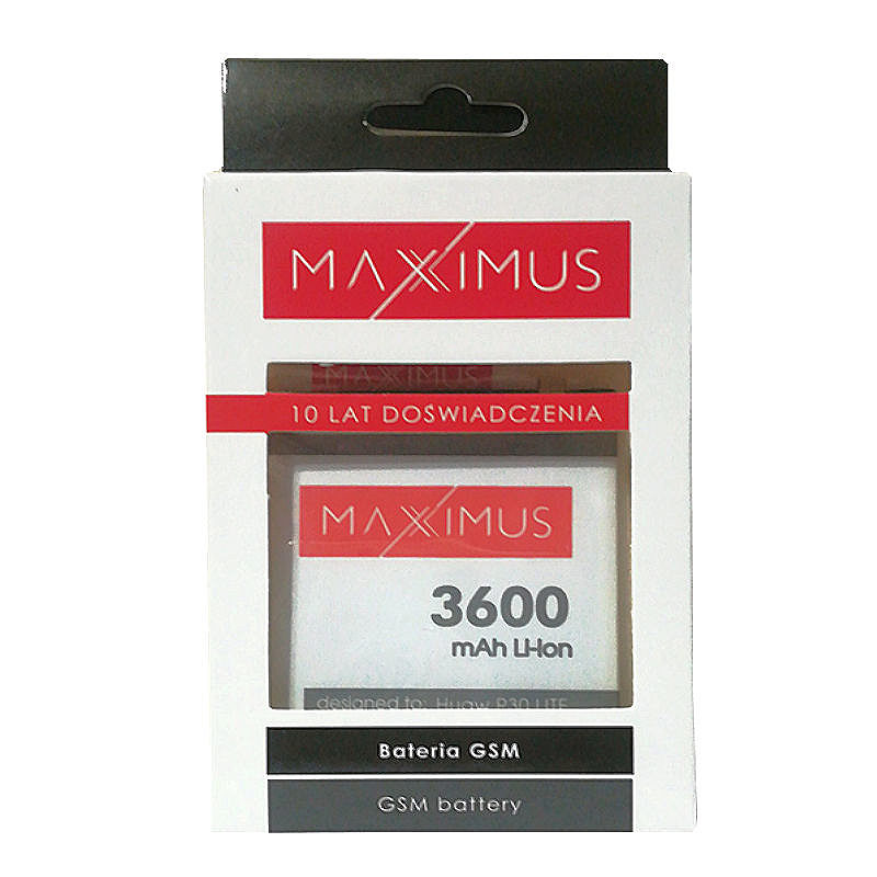 BATTERY MAXXIMUS HUAWEI P30 LITE 3600 mAh Li-Ion, HB356687ECW - Billede 4