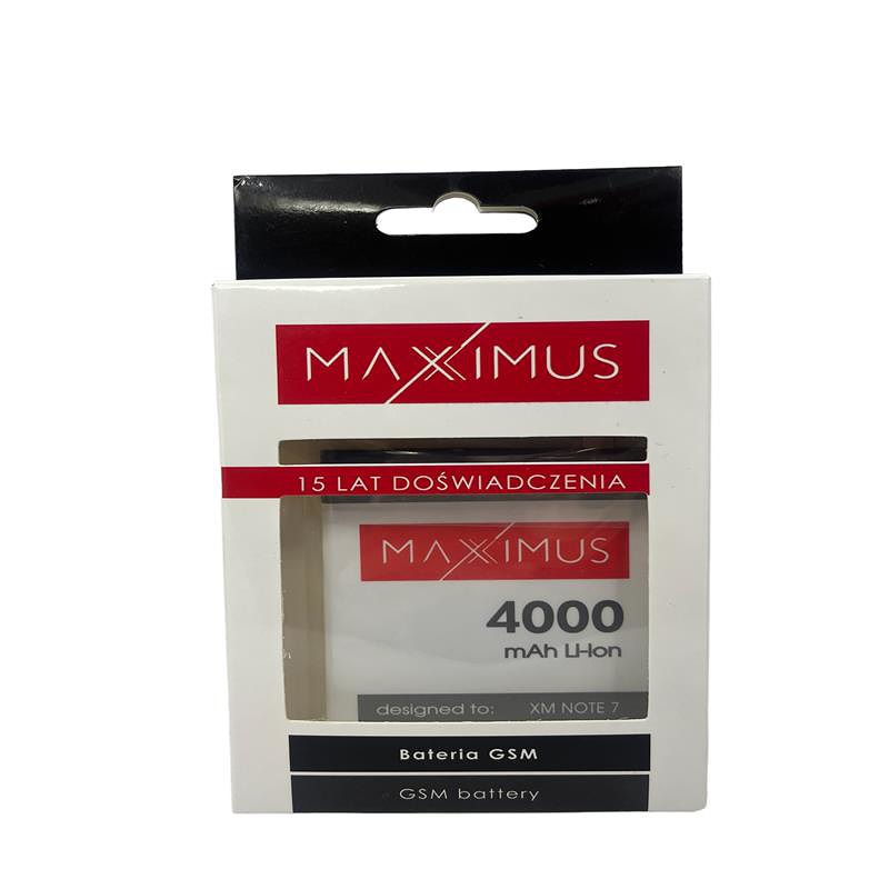 BATTERY MAXXIMUS XIAOMI REDMI NOTE 7 4000mAh BN4A - Billede 4