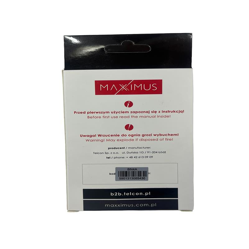 BATTERY MAXXIMUS XIAOMI REDMI NOTE 7 4000mAh BN4A - Billede 5