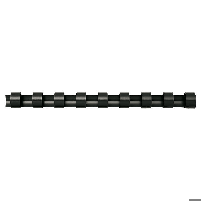 Plast Spiralryg 50st 51mm Sort