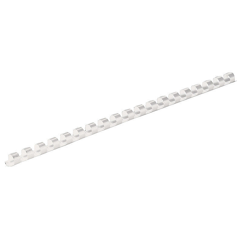 Plast spiralryg 100st 10mm Hvid