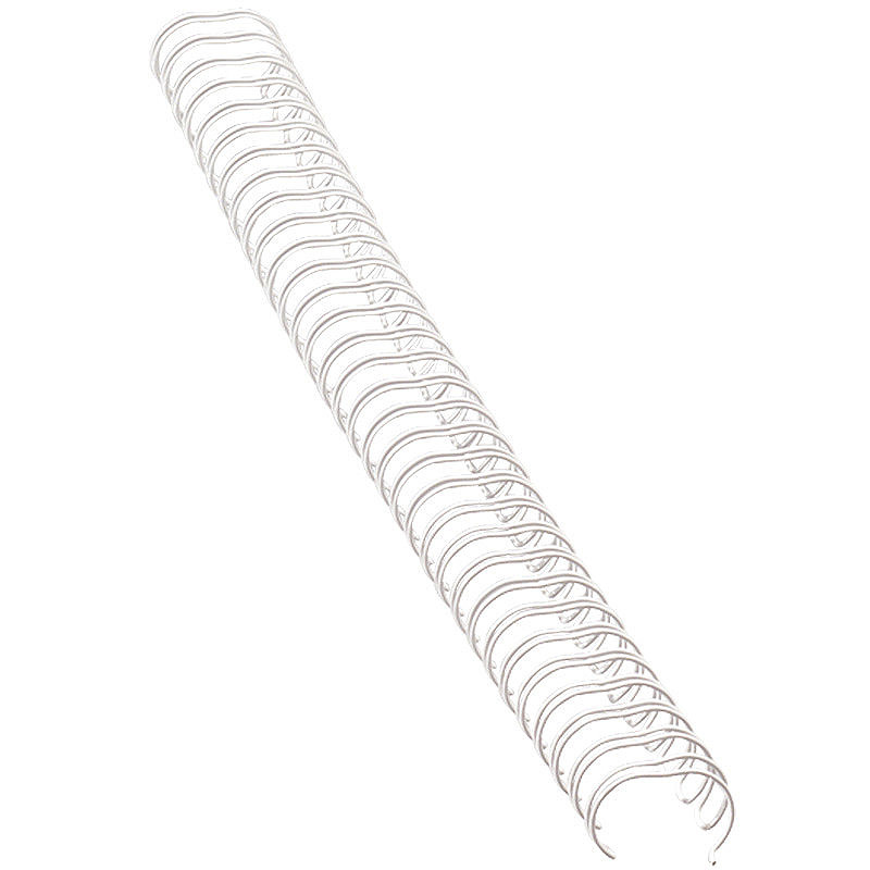 Metal Spiralryg 100st 10mm Hvid