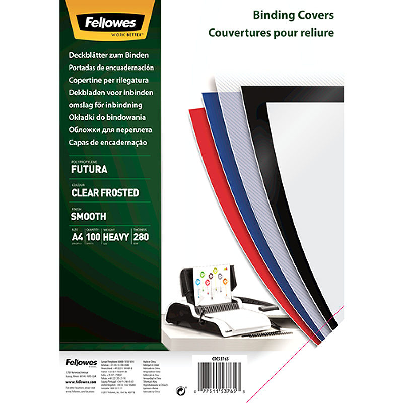Fellowes 5376503 binding cover