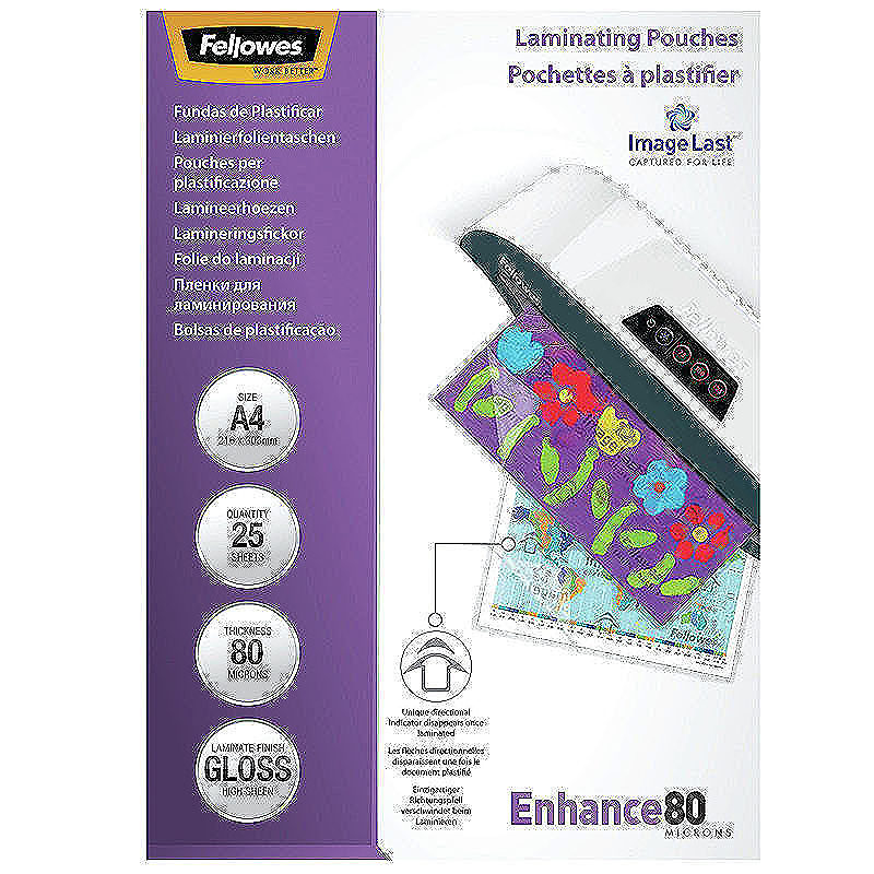 Fellowes 5396205 plastlomme 25 stk