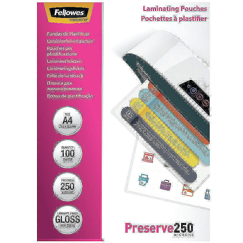Fellowes 5401802 plastlomme 100 stk
