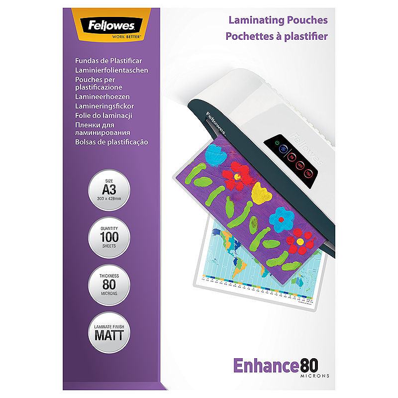 Lamineringslommer A3 100 x 80 Micron Matt - Billede 2