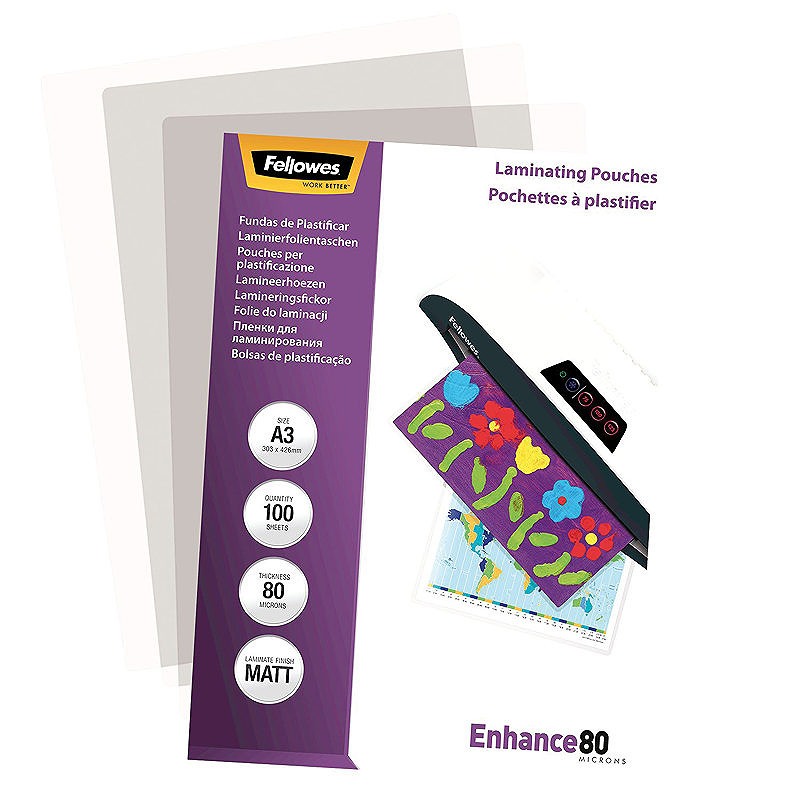 Lamineringslommer A3 100 x 80 Micron Matt - Billede 3