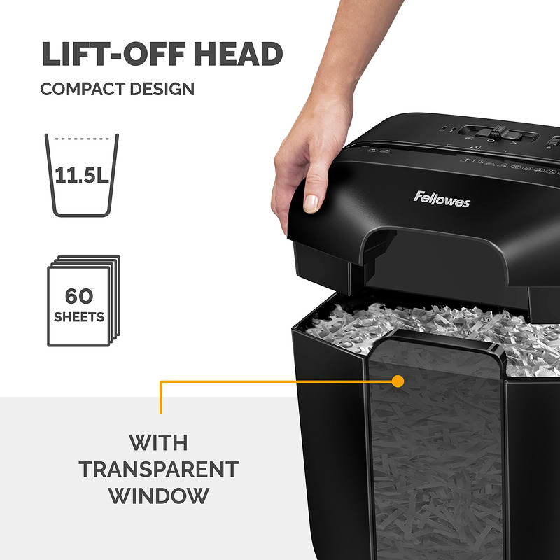 Fellowes Makulator LX25 Sort - Billede 2
