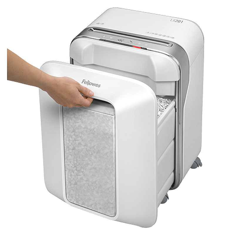 Fellowes Powershred LX201 papirmakulator Mikromakulering 23 cm Hvid - Billede 4