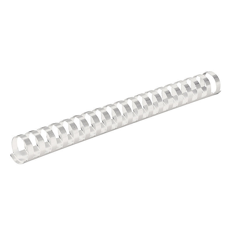 Plast Spiralryg 100st 19mm Hvid