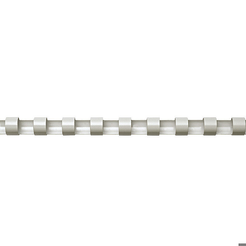 Plast spiralryg 50st 25mm Hvid