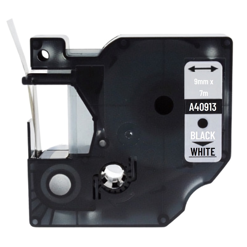 Wera Mærkebånd D1-45803 Kompatibelt 19mm x 7m Sort på Hvid