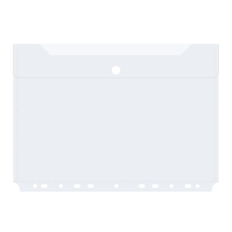 Kuvertmappe A4 Hullet Transparent