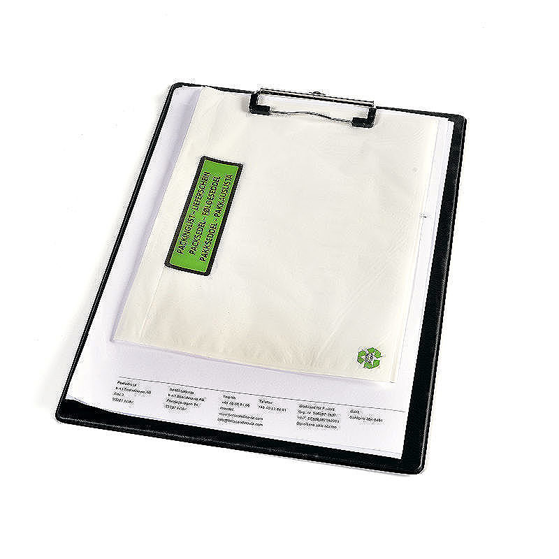 Clipboard A4 Uden Forside Sort