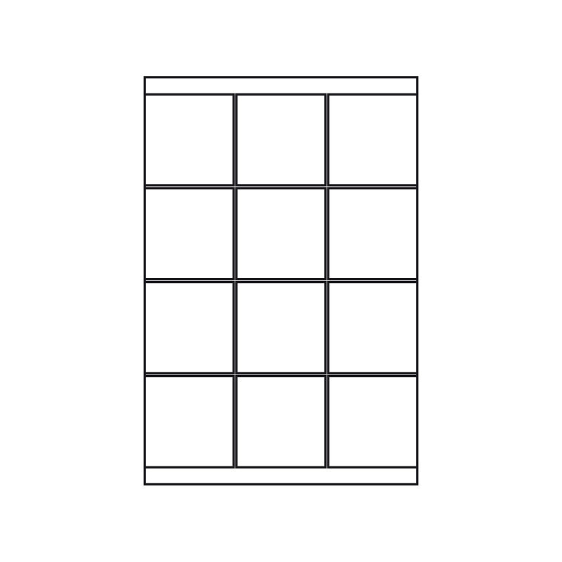 Kopi & Laseretiket 70x677mm 100 Pakk