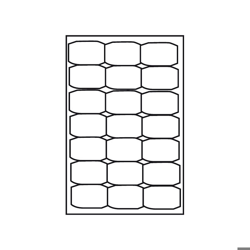 Kopi & Laseretiket 635x381mm 100 Pakk