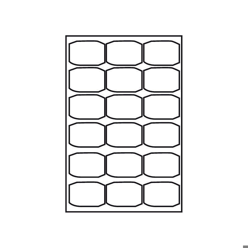 Kopi & Laseretiket 635x466mm 100 Pakk