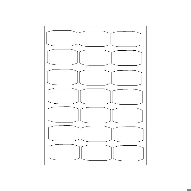 Kopi & Laseretiket 635x381mm 25 Pakk
