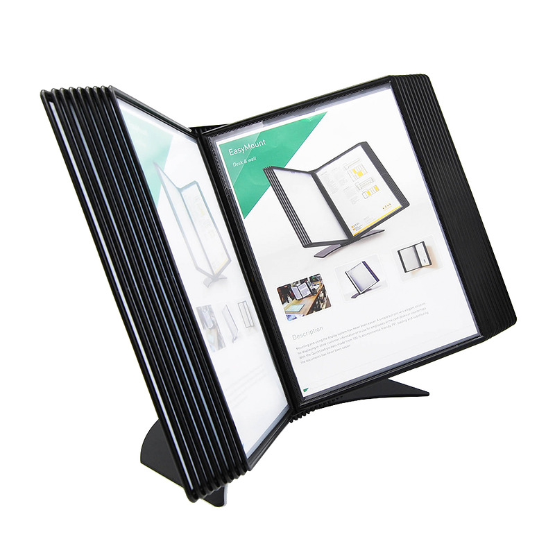 Wera Clickmount Borddisplay A4 for 20 Rammer Sort