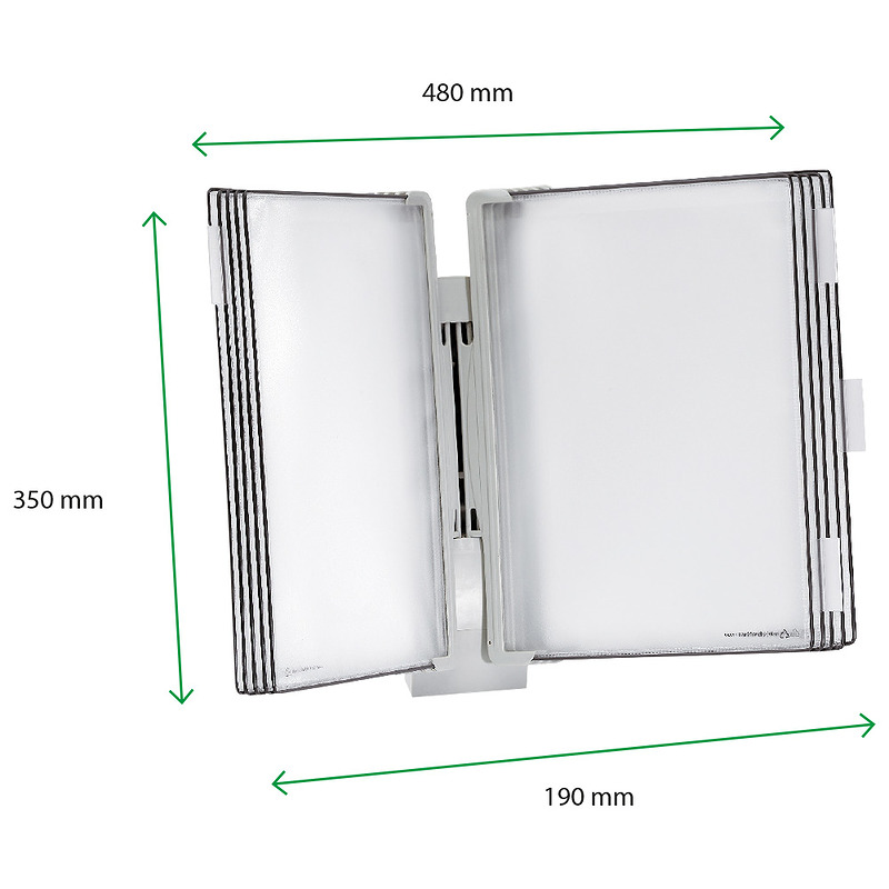 Tarifold Væg Display Design Line A4 10 Lommer Blå - Billede 3