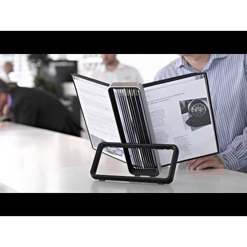 Tarifold Væg Display VEO A4 10 Lommer Sort