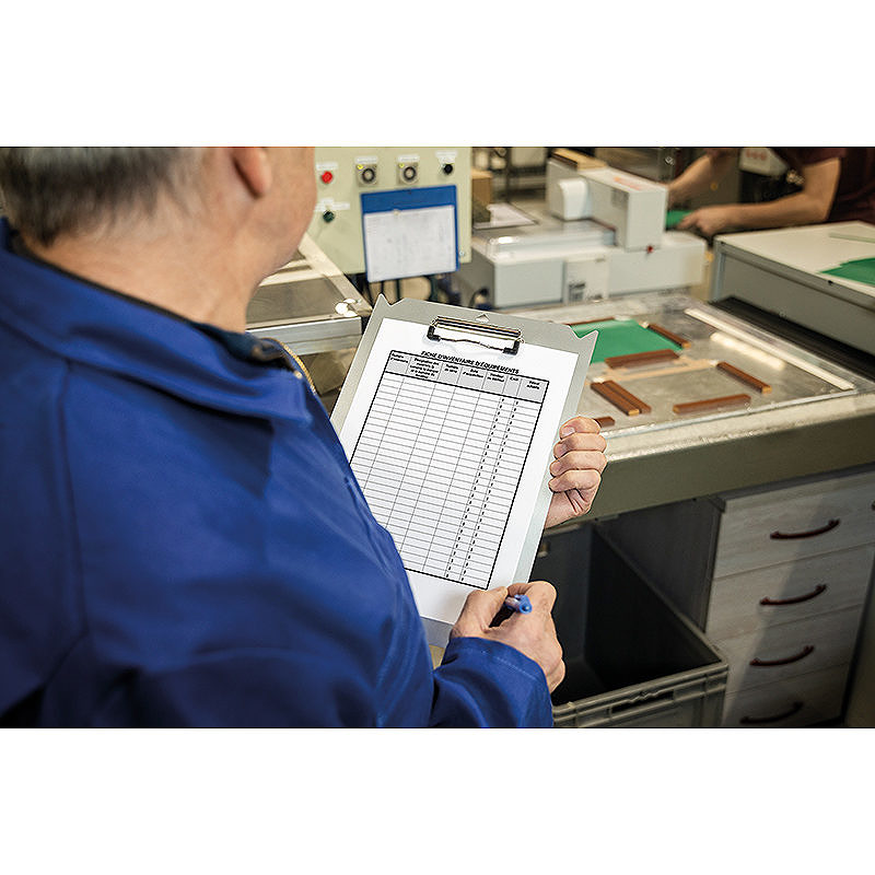 Clipboard A4 Aluminium - Billede 2
