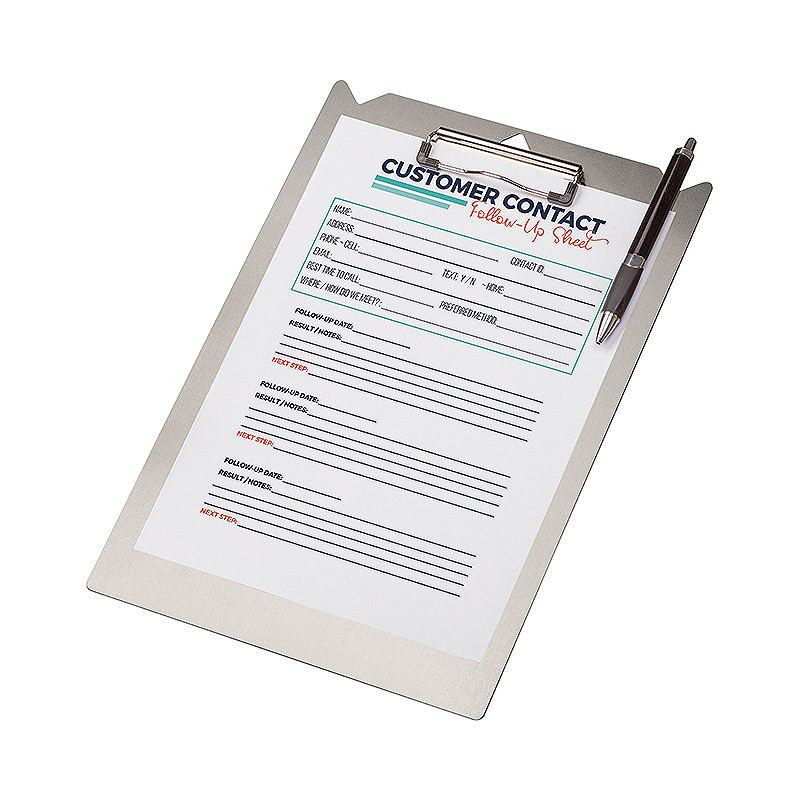 Clipboard A4 Aluminium - Billede 3