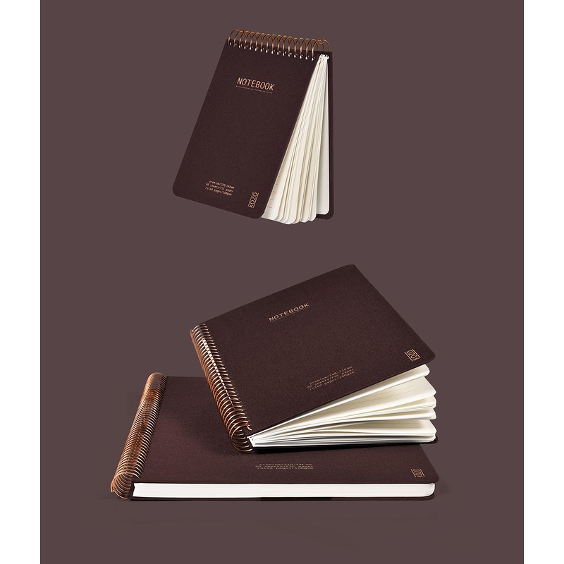 KOZO Notesbog A5 Premium Coffee - Billede 4