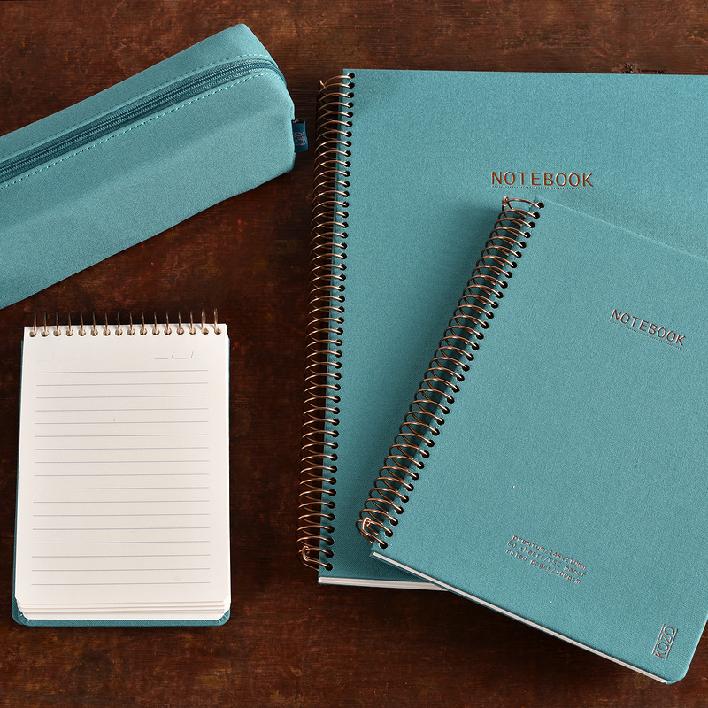 KOZO Notesbog A6 Premium Steel Blue - Billede 2