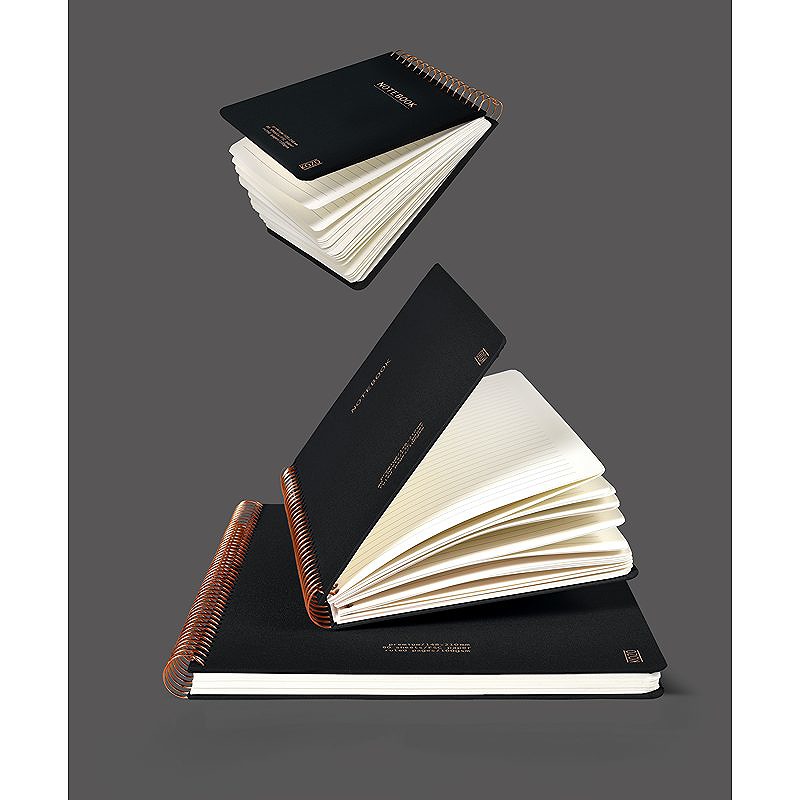 KOZO Notesbog A4 Premium Black - Billede 3
