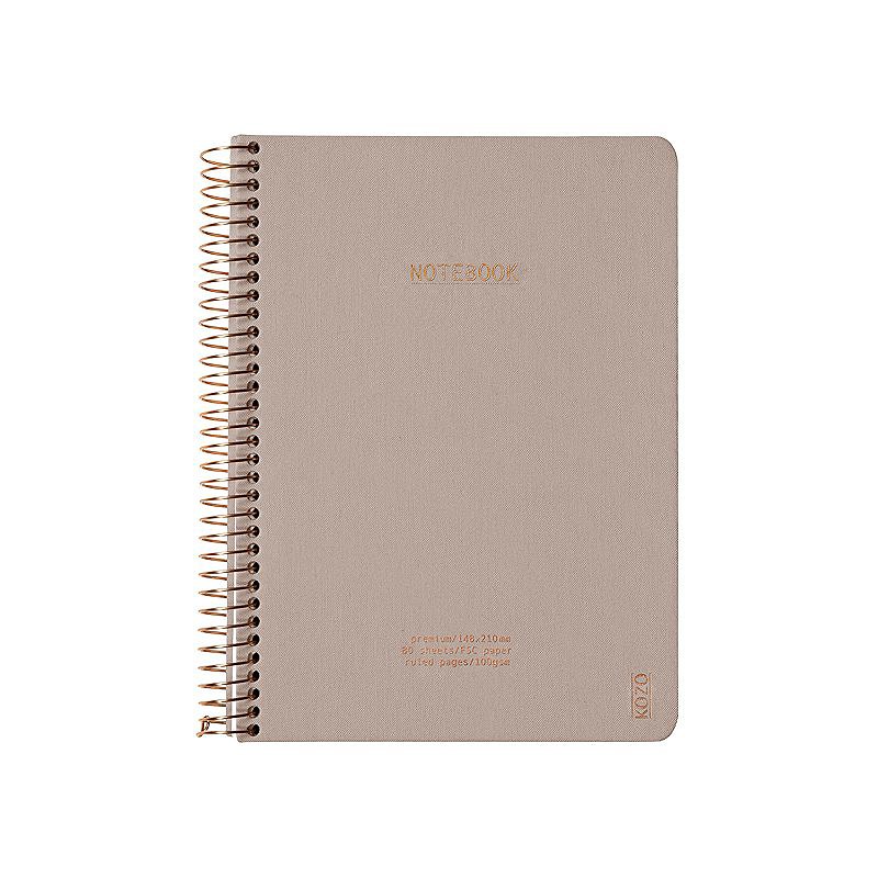 KOZO Notesbog A5 Premium Sand - Billede 4