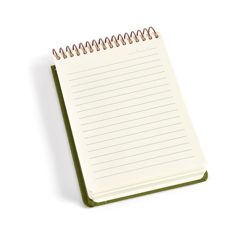 KOZO Notesbog A6 Premium Olive Green - Billede 4
