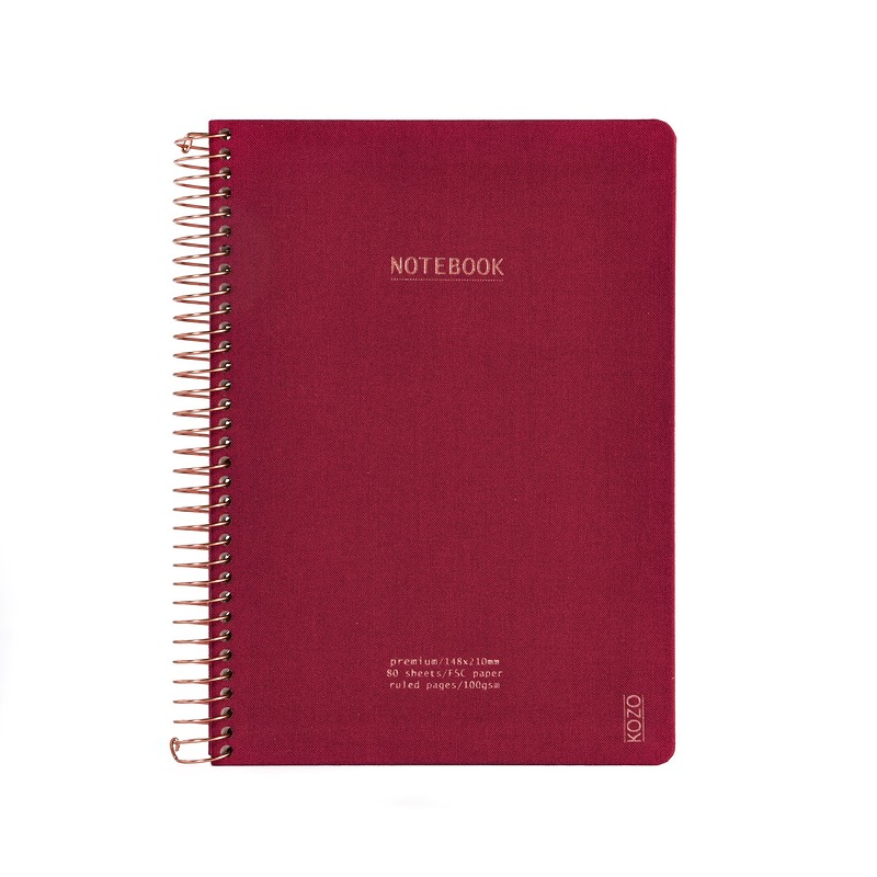 KOZO Notesbog A5 Premium Berry - Billede 4