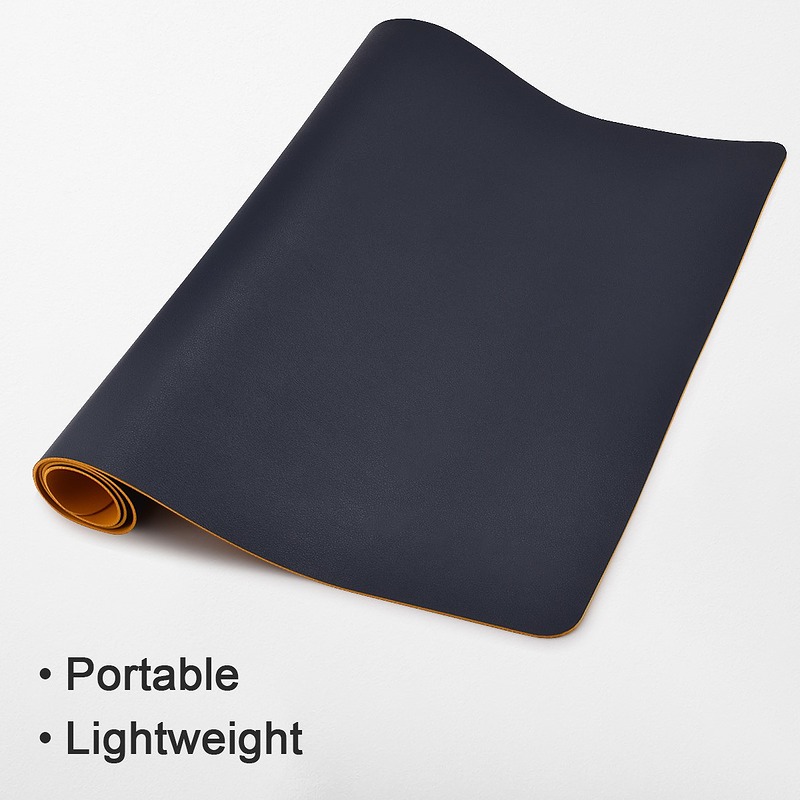KOZO Skriveunderlag 90x43cm Mørke Blå/Gul - Billede 8