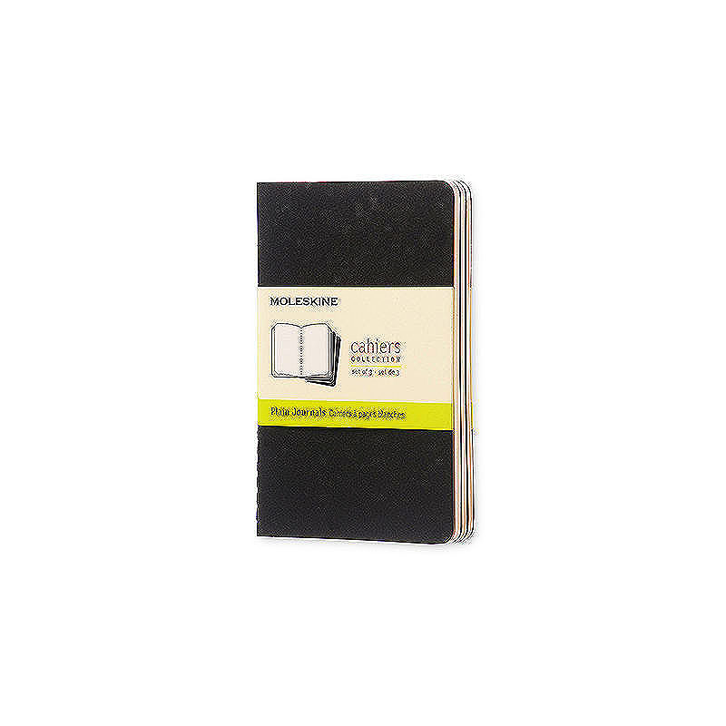 Cahier Journal Blank Pocket Sort 3-Pak