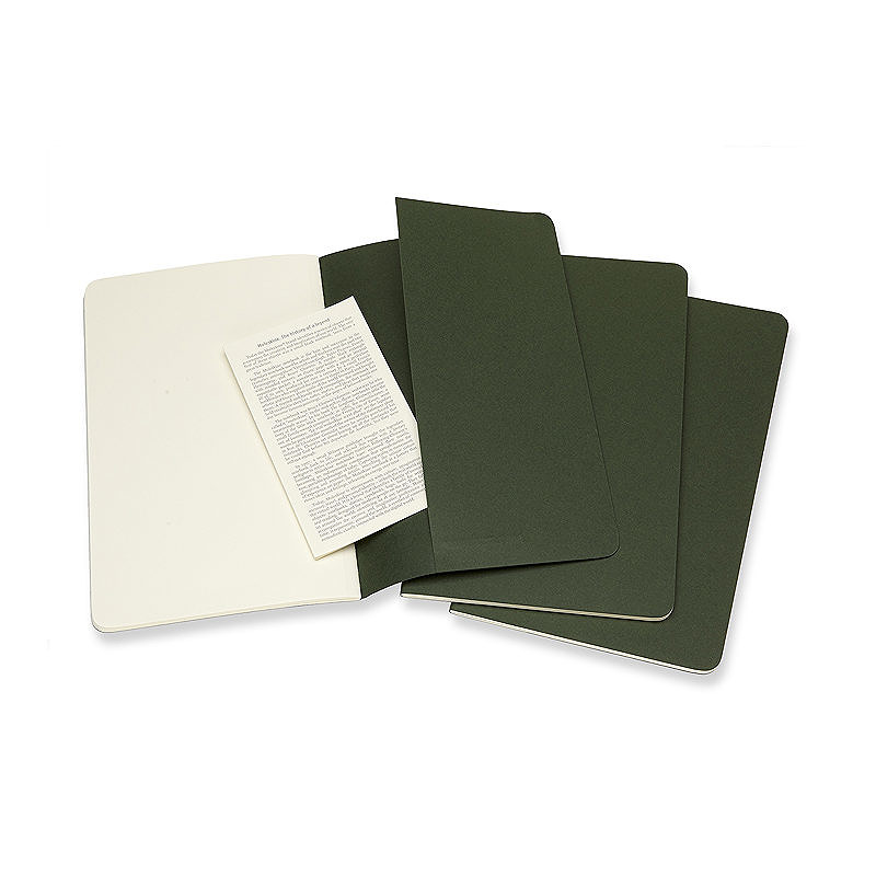 Cahier Journal Blank Large Grøn 3-Pak - Billede 2