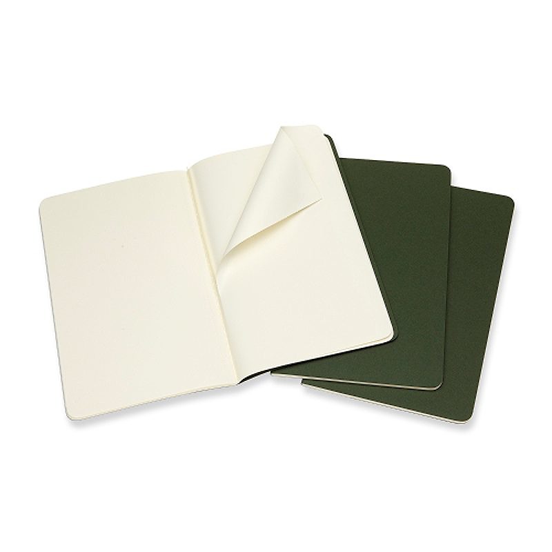 Cahier Journal Blank Large Grøn 3-Pak - Billede 3