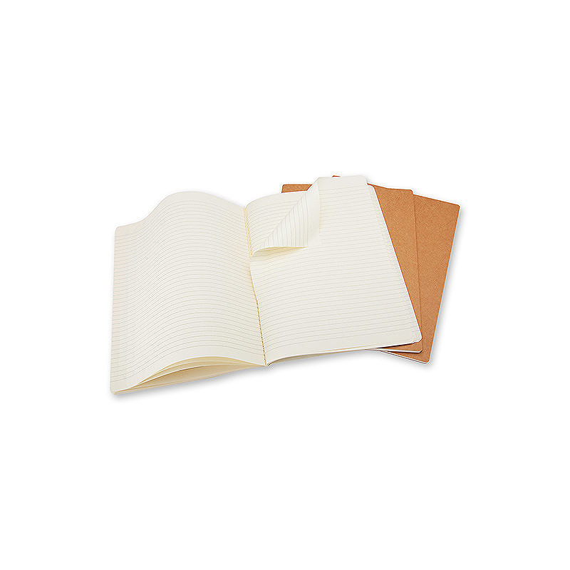 Cahier Journal Linjeret XL Kraft 3-Pak - Billede 2