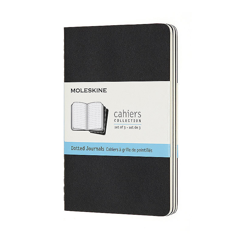 Cahier Journal Dotted Pocket Sort 3-Pak