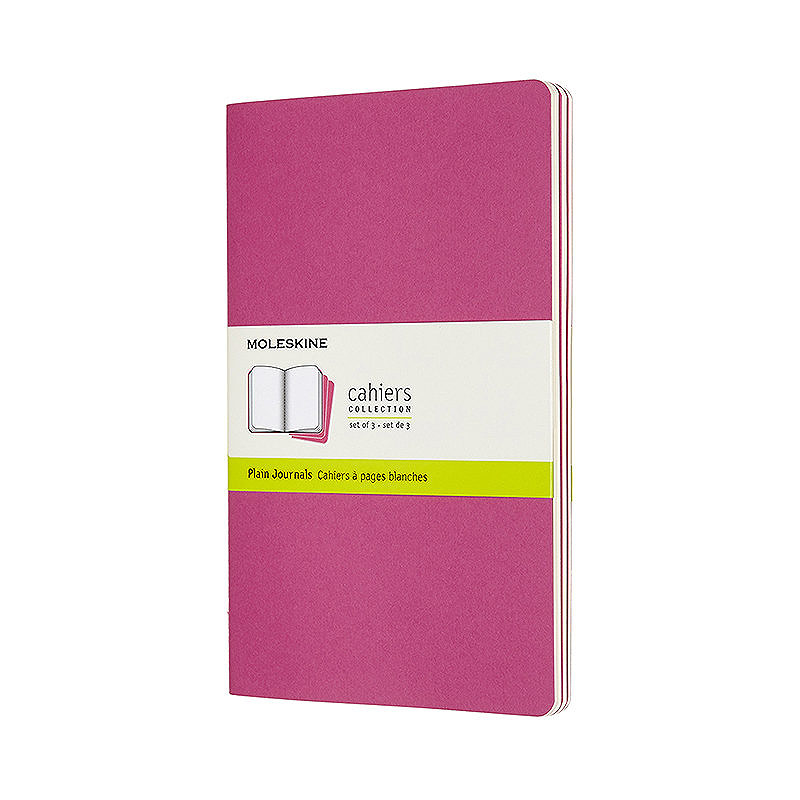 Cahier Journal Blank Large Lyserød 3-Pak