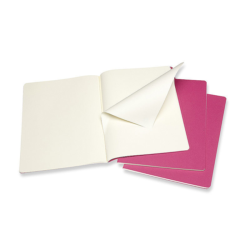 Cahier Journal Blank XL Lyserød 3-Pak - Billede 3