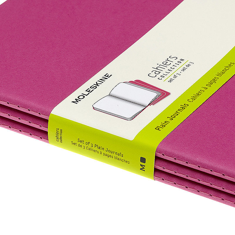 Cahier Journal Blank XL Lyserød 3-Pak - Billede 4