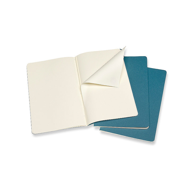 Cahier Journal Blank Large Brisk Blue 3-Pak - Billede 4