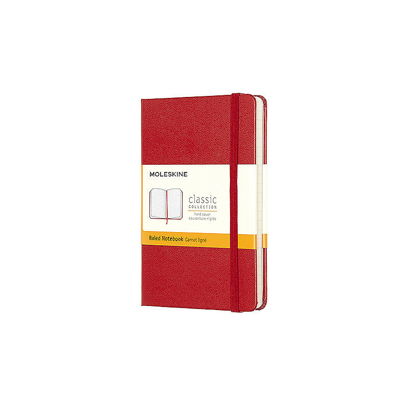 Classic Hard Linjeret Pocket Rød