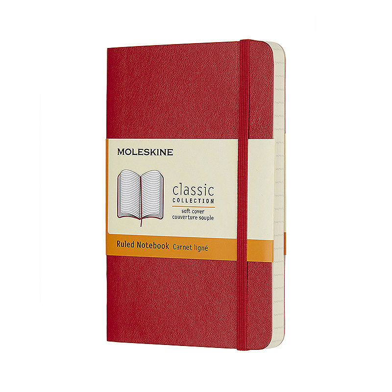 Classic Soft Linjeret Pocket Rød