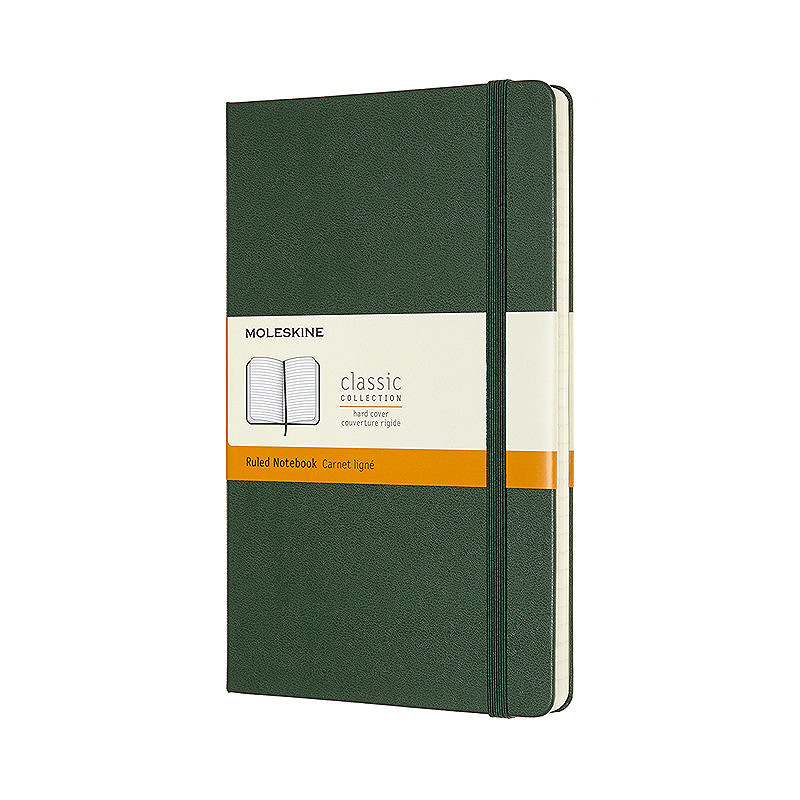 Classic Hard Linjeret Large Myrtle Green