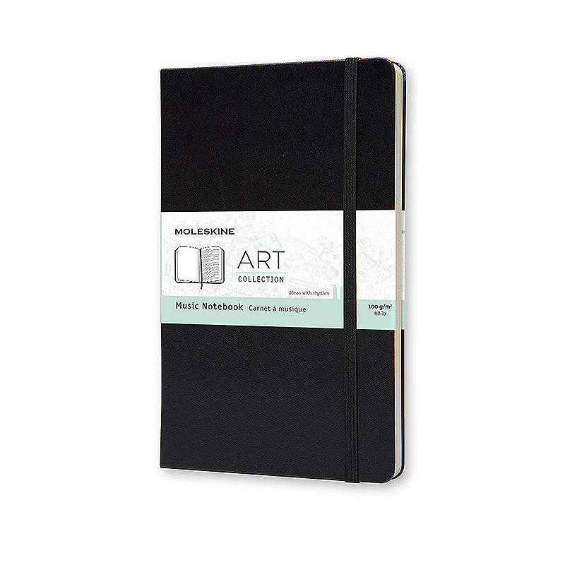 Art Music Notesbog Sort Large - Billede 2